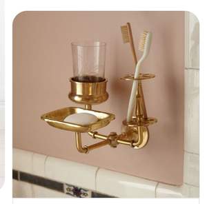 Best Deal 2026 <b>Bathroom</b> <b>Set</b> with Golden Finish Wall Mounted Trendy Designer Handmade <b>Bathroom</b> <b>Set</b> <b>For</b> <b>Sale</b> - Product Image 6