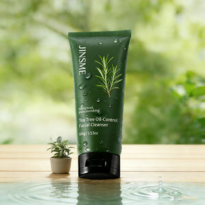 Crème nettoyante visage à l'extrait d'herbes naturelles, contrôle du sébum, OEM/ODM avec certification GMP/MSDS/ISO22716 - Product Image 4