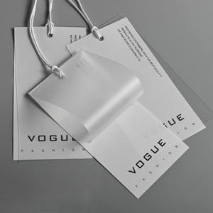 Etiqueta Colgante de Papel de Alta Gama con Acabado Mate de <span class=keywords><strong>Doble</strong></span> Capa, Etiqueta Colgante para Ropa, Tarjeta de Visita - Product Image 1