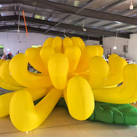 Fleur Gonflable Réaliste Géante Personnalisée pour Publicité, Idéale pour Spectacles Scéniques, Festivals de Musique et Décoration d'Événements