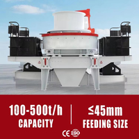 Concasseur à percussion certifié CE/ISO VSI8518, 150 kW, machine à fabriquer du sable de silice pour roches dures
