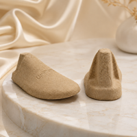 Moule à chaussures biodégradable professionnel pour usage domestique, en pâte de papier originale, conception monobloc facile à ouvrir, modèle de boîte à chaussures personnalisable