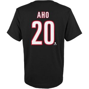 Sebastian Aho Carolina Hurricanes # 20 camisetas para niños con cuello redondo, ropa de hockey sobre hielo, transpirable - Product Image 5