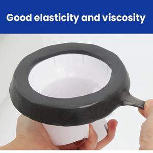 Joint d'étanchéité flexible pour toilettes <span class=keywords><strong>anti</strong></span>-éclaboussures de 3 pouces, moderne, écologique, installation facile, nettoyage facile, garantie 5 ans - Product Image 3