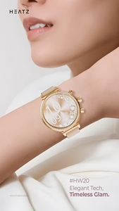 Reloj inteligente con pantalla táctil completa de diamante para mujer, seguimiento de salud ECG IP68, compatible con IOS <span class=keywords><strong>Android</strong></span>, esfera personalizada para todos los teléfonos móviles - Product Image 2