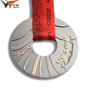 Crea tu Propia Medalla de Recuerdo Redonda de Metal Plateado Hueco con Logotipo Personalizado, Colección de Aleación de Zinc - Product Image 2