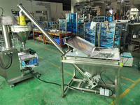 Machine de remplissage semi-automatique de sac de poudre sèche de remplisseur de farine de paprika de café Machine de remplissage de vis de dosage de tarière de poudre de cacao