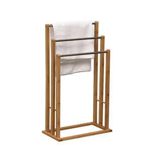 Portasciugamani in <span class=keywords><strong>Legno</strong></span> Massello <span class=keywords><strong>di</strong></span> Alta Qualità per Bagno, Vendita all'Ingrosso, Supporto e Scaffale per Stoccaggio - Product Image 2
