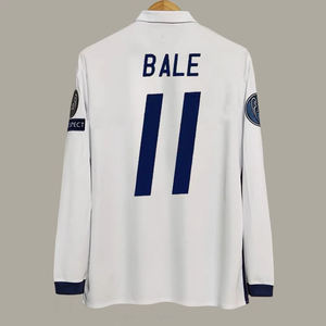 Uniformes de Fútbol de Verano, Manga Corta, Retro 16/17, Camiseta Local del Madrid, BALE, Transpirable, Uniforme de Competición de Clubes Europeos - Product Image 1