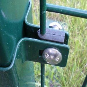 Bán nóng tùy chỉnh thiết kế tường sắt nhà hàng rào chống phá vỡ tính năng chống trèo mô hình hàng rào 3D sơn khung sắt - Product Image 6