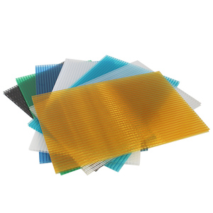 Factory Price Flexible Super Polycarbonate Hollow PC Plastic Sheets Roof Panel Awning Polycarbonate Sheet