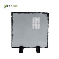 Prosub Vente en gros Love Style Cadre photo écologique en ardoise de roche par sublimation Plaque carrée 20x20cm