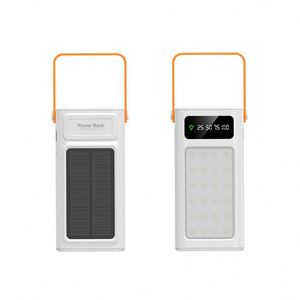 Solar 50000Mah 22.5W Fast-<b>Charging</b> Li-Polymer Power Bank 4 USB + Type-<b>C</b> Po LED Screen Built Cable Portable Universal Socket - Product Image 1