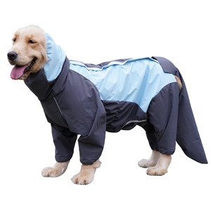 Impermeable para perros con capucha y cobertura para las cuatro patas, impermeable para razas medianas a grandes, Golden Retriever, Labrador, Border Collie - Product Image 4