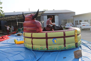 Venta al por mayor CE certificado eléctrico Rodeo Bull comercial inflable Bull Ride Machine para adultos inflable mecánico Bull - Product Image 3