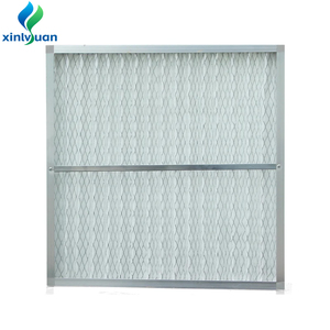 Khung nhôm sơ cấp Xếp Li bảng nhôm có thể giặt cuộn sợi tổng hợp cho điều kiện ống khói tùy chỉnh Bộ lọc không khí trước - Product Image 1