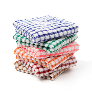 Paño de Cocina de Algodón, Paquete de 6, Diseño a Cuadros, Absorbente, Múltiples Usos - Product Image 5