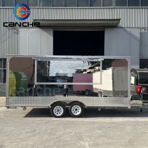 Camión de comida móvil comercial de concesión, remolque de comida de coche comedor de 16,4 pies para vendedores de Europa, carrito de comida para perros calientes - Product Image 1