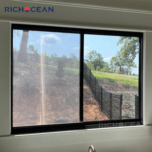 Fenêtre coulissante en aluminium <span class=keywords><strong>à</strong></span> <span class=keywords><strong>double</strong></span> <span class=keywords><strong>vitrage</strong></span> étanche RICHOCEAN, <span class=keywords><strong>isolation</strong></span> thermique extérieure, <span class=keywords><strong>fenêtres</strong></span> coulissantes pour maison - Product Image 6