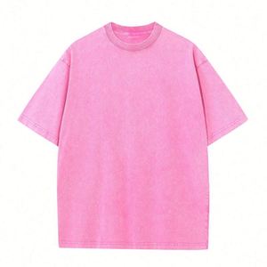 250gsm <b>Drop</b> Shoulder Heavyweight T-shirt Blank Heavy Cotton Streetwear Boxy Ographic Oversized Mens Custom <b>Acid</b> Wash T Shirt - Product Image 4