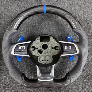 <span class=keywords><strong>Volante</strong></span> para VW Polo, Scirocco, Jetta Mk6, <span class=keywords><strong>Mk7</strong></span>, Golf, Carbono T6, <span class=keywords><strong>GTI</strong></span>, Cuero, Venta al Por Mayor de Fábrica - Product Image 3