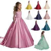 Children's Fancy Party Dress, Frock Design, Long Prom