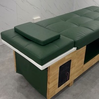 Yapin Mobilier de Salon Moderne Lit de Lavage Capillaire en Bois Thérapie par l'Eau Spa Tête Lit de Shampooing Thaïlandais