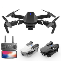 Avion RC E88 Pro avec caméra 4K HD grand angle et transmission en temps réel – Idéal pour débutants