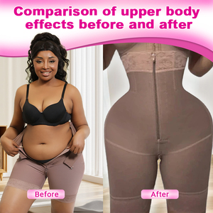 Fajas de Abdomen posparto Panty Bbl Cintura alta Levantador de glúteos Control de barriga Compresión Fajas cortas para mujeres - Product Image 2