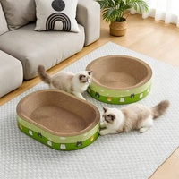 OEM Moderne Grand Lit pour chat et griffoir de Noël recyclable en carton ondulé, résistant à l'usure et sans éclats