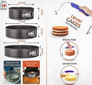 Kit Pasticceria Economico da 700 Pezzi: Supporto per Torte, Ugelli per Decorazione, Piatto Girevole e Utensili per Pasticceria Domestica - Product Image 4