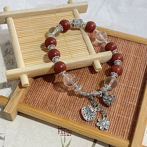 長持ちする松の香りと香珠が付いた伝統的な漢方薬のブレスレットの卸売り - Product Image 4