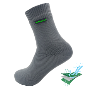 Deliwear Unisex Custom logo Crew Size Waterproof Breathable <strong>Socks</strong> <strong>Water</strong> Proof <strong>Socks</strong> for Hiking in <strong>Water</strong> - Product Image 2