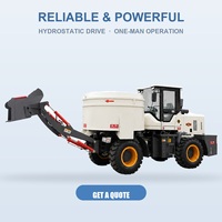 Camion malaxeur à béton autochargeant 3m3, type mini, autochargeant, haute efficacité pour les projets de construction