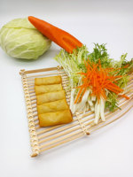 Rollos de Primavera de verduras Halal congeladas de primera calidad, aperitivos veganos crujientes a granel para embalaje de bolsas de restaurantes