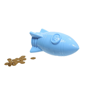 Giocattolo per Cani a Forma di Razzo in Morbida Gomma TPR per Dispensare Premi, Vendita Calda - Product Image 1