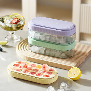 Moule à glaçons portable en silicone de qualité alimentaire à injection d'eau, type presse - Product Image 5