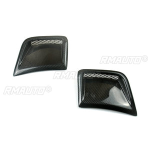 Rejillas de Ventilación Laterales para Parachoques Delantero de Coche, de Fibra de Carbono Real, Accesorios para Subaru WRX STI 2008-2014, RMAUTO - Product Image 2
