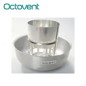 Octovent Galvanized Steel Round Waterproof Vent / Mushroom Cowl Air Ventilation Chimney Cap