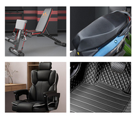 Cuir synthétique PU 42 motifs gaufrés extensibles pour sièges de voiture, de moto, de chaises, de canapés, de sacs, de meubles, accessoires décoratifs
