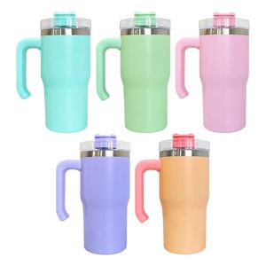 Paquete de 25 Vasos Infantiles de 20 oz, Color Blanco Sublimable, con Asa, para Impresión por Transferencia de Calor, para Viajes al Aire Libre - Product Image 2