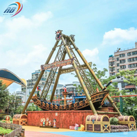 Bateau Viking à bascule pour parc d'attractions, prix d'usine, 16, 24, 32 places, manèges familiaux en forme de bateau pirate pour aire de jeux, en vente