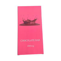 Boîte d'emballage en papier pliable de luxe pour chocolat, impression personnalisée en gros, design sur mesure