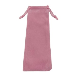 Pink Velvet Jewelry Dust <b>Bag</b> Soft Velvet Fabric Pouch, <b>Drawstring</b> Velvet Beauty Makeup <b>Toiletry</b> <b>Bag</b> for Cosmetics - Product Image 1