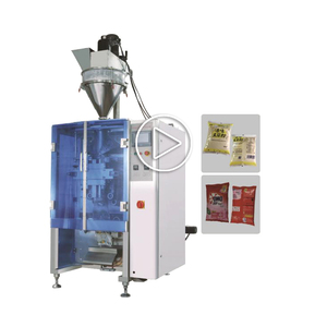 Machine d'emballage et de collage entièrement automatique SJIII F500 10-75 SAC/MIN pour poudre de 1 kg, aliments et produits chimiques, avec moteur PLC - Product Image 1