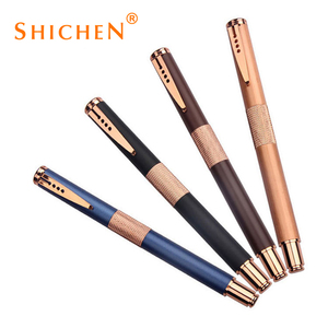 Stylo bille de luxe Shichen DRJ070 en métal lourd de haute qualité, 1,0 mm, avec logo personnalisé, impression UV, encre bleue/noire, design original - Product Image 2