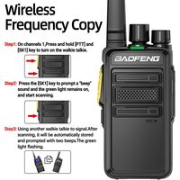 2PCS Baofeng V12D GMSK Walkie Talkie Digital y Analógico de Modo Dual, Llamada Encriptada, Reducción de Ruido, Copia de Frecuencia Inalámbrica, Radio UHF