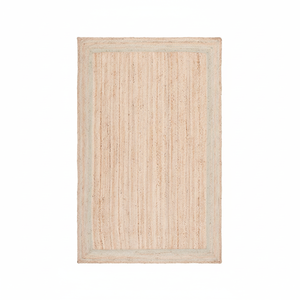 Tapis de sol rectangulaire classique en jute tissé à la main pour la maison, les hôtels et les tapis. - Product Image 1