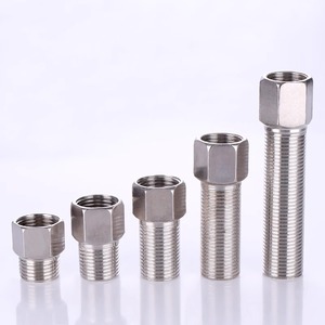 ข้อต่อเกลียวในและนอกทำจากสแตนเลส ขนาด 1/2 นิ้ว สำหรับต่อท่อประปา - Product Image 3