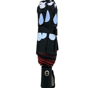 21 inch hai lớp hoàn toàn tự động mở Bohemian thiết kế ba lần thay đổi màu sắc không ướt ô với sợi thủy tinh xương sườn - Product Image 5